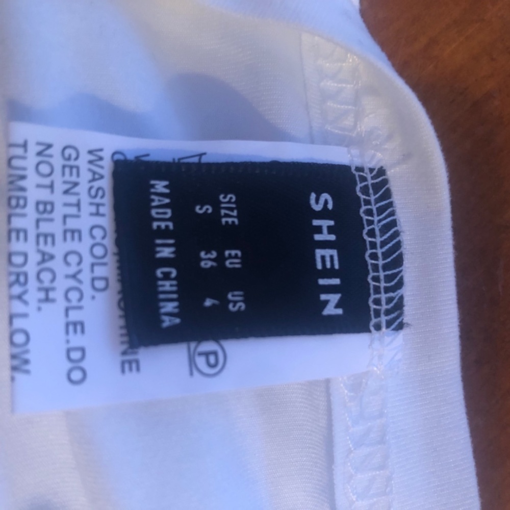 Three Shein tube tops size small- black -burgundy-white - Picture 5 of 6